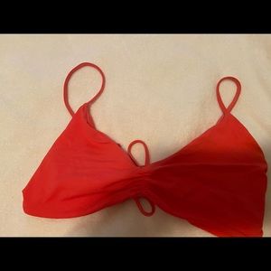 Red L space bikini .